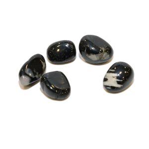 BLACK AGATE TUMBLE