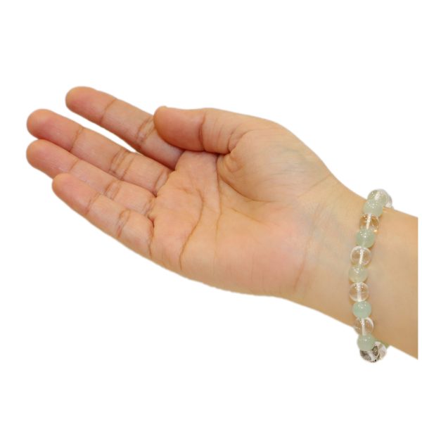 GREEN AVENTURINE WITH CLEAR QUARTZ - Image 3